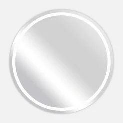 Lustro z oświetleniem LED okrągłe MILA PLUS 70 cm