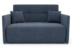 Mała sofa niebieska 126 cm LEO II