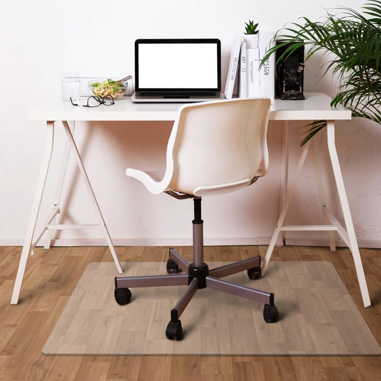 Mata ochronna pod krzesło do biura 78x118 cm