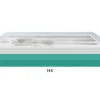 Materac dla par CRAFT H2+H4 SILK TOUCH 200x200 cm