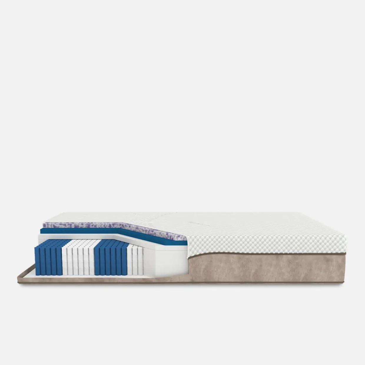 Materac kieszeniowy LUNARIS MERINO WOOL/ZOYA 140x200