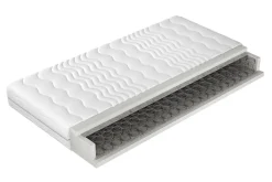 Materac sprężynowy LUCIDO MIKROFIBRA 100x200 cm