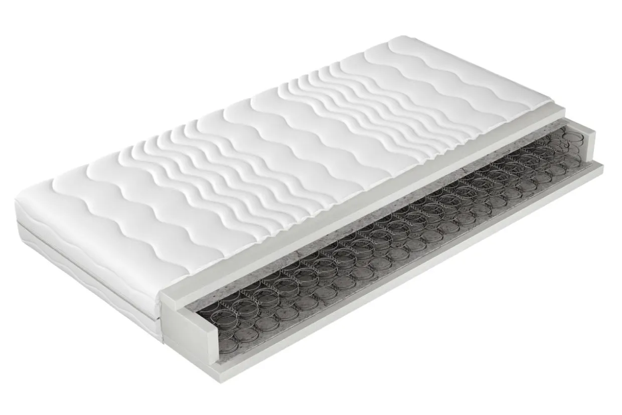 Materac sprężynowy LUCIDO MIKROFIBRA 90x200 cm
