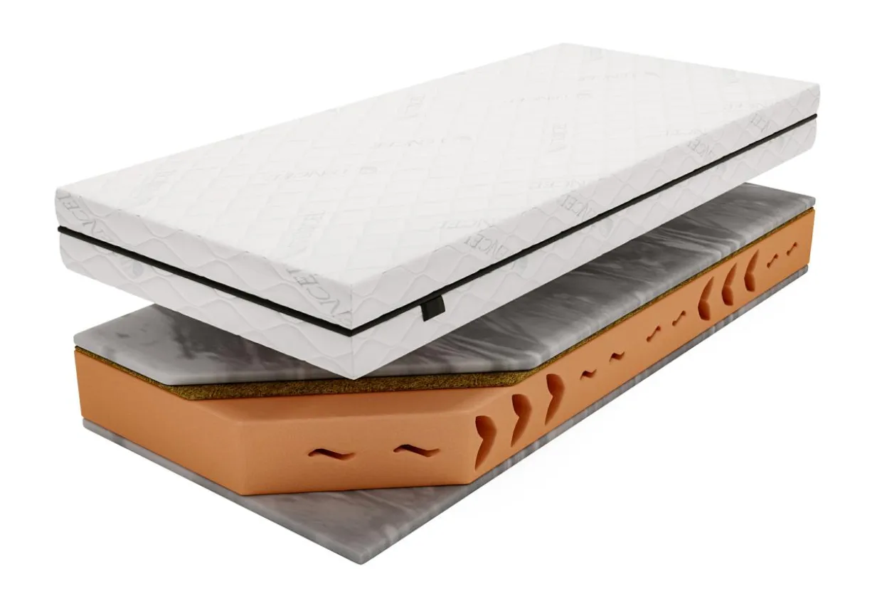 Materac z kokosem CARRARA TENCEL 100x200