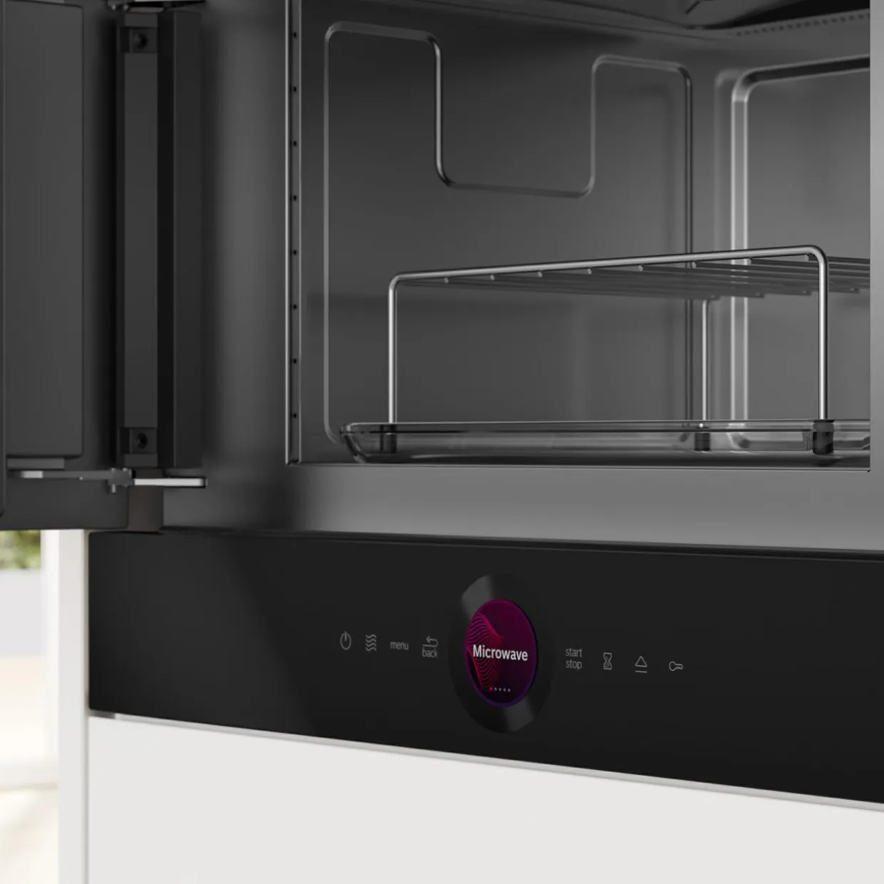 Mikrofala do zabudowy Home Connect BOSCH seria 8 czarna BEL7321B1