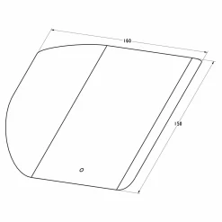 Minimalistyczny kinkiet LUXE WL w kolorze chrom
