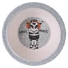 Miseczka z melaminy dla dzieci ZEBRA 400 ml