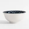Miska porcelanowa niebiesko-biała ALORA 650 ml