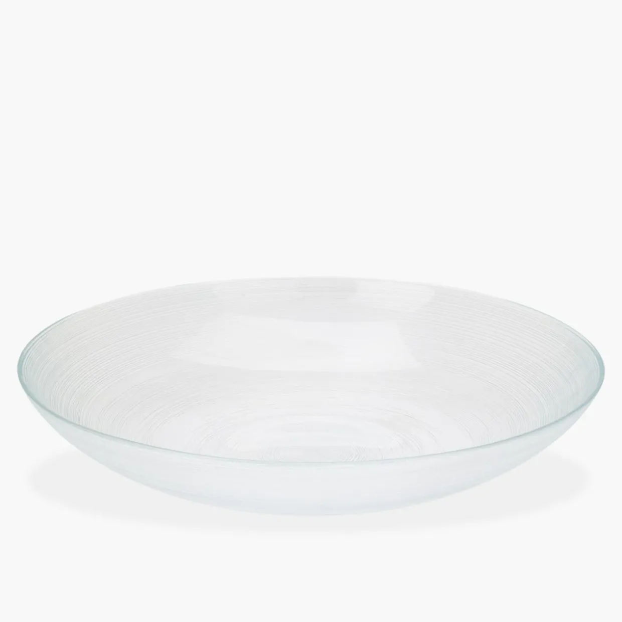 Miska szklana w prążki 30 cm