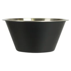 Miska ze stali czarna 1950 ml