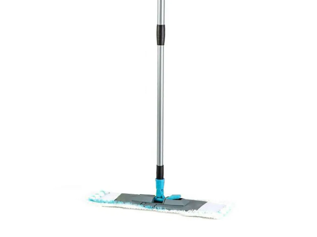 Mop z kijem teleskopowym turkus