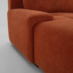 Narożnik rozkładany ceglasty COMODO prawy