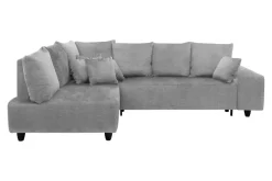 Narożnik rozkładany srebrny CALPE lewy