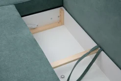 Narożnik z 2 pojemnikami zielony NELLY