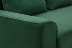 Narożnik z 2 pojemnikami zielony DRITTO