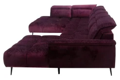 Narożnik z elektrycznie wysuwanym siedziskiem MONTANA XL lewy
