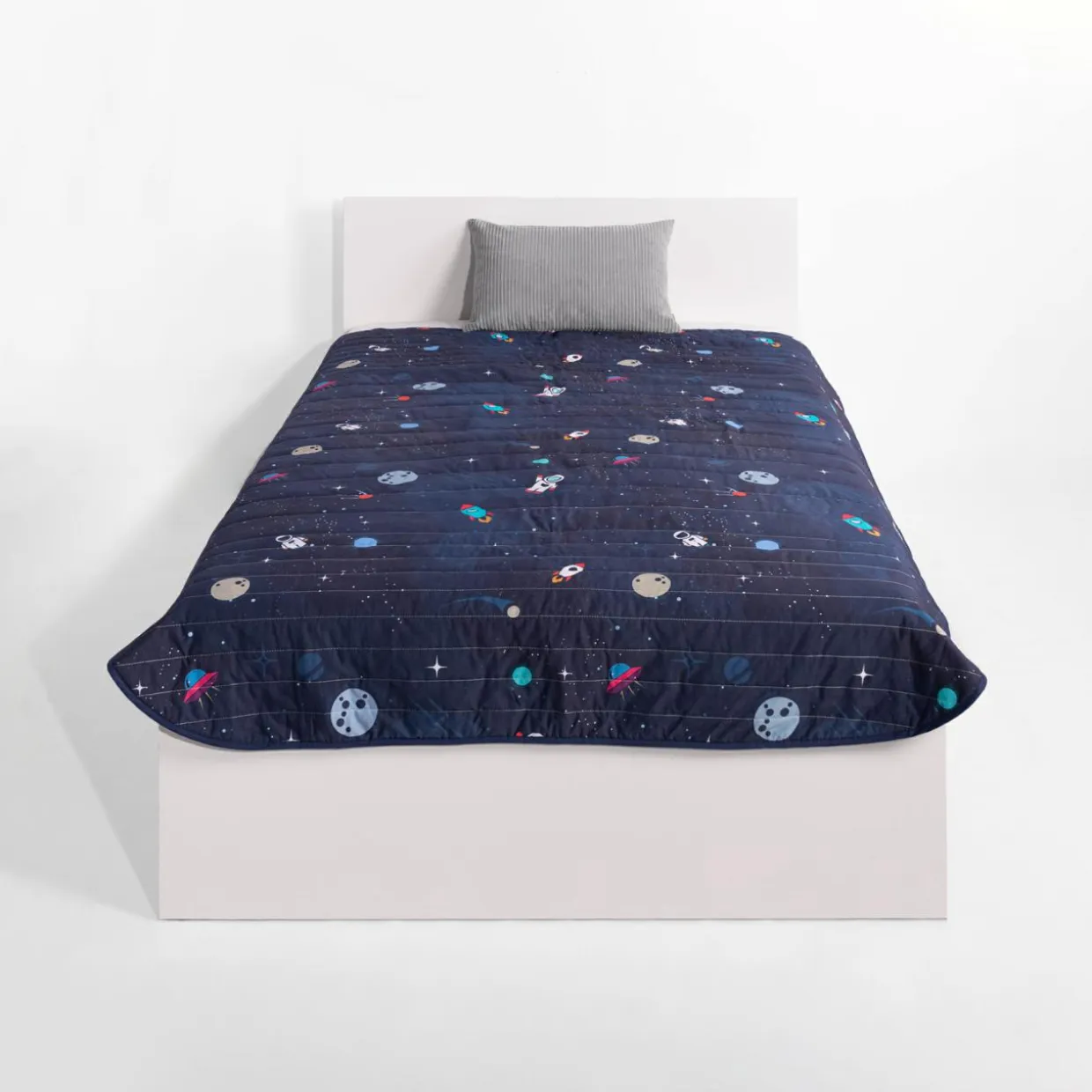 Narzuta dziecięca kosmos ROCKET 150x200 cm