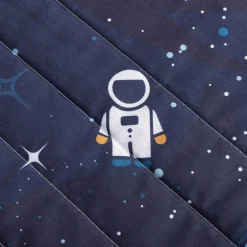 Narzuta dziecięca kosmos ROCKET 150x200 cm