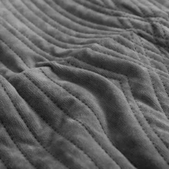 Narzuta na łóżko jasnoszara SILKY 200x220 cm