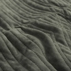Narzuta na łóżko oliwkowa SILKY 200x220 cm