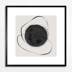 Obraz abstrakcyjny CHAOTIC CIRCLE I 50x50 cm