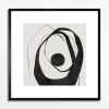 Obraz abstrakcyjny CHAOTIC CIRCLE II 50x50 cm