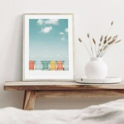 Obraz BEACH CHAIRS 50x70 cm