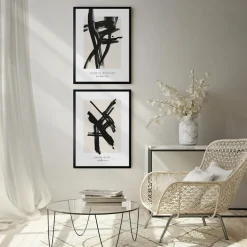 Obraz BLACK ABSTRACT I 50x70 cm
