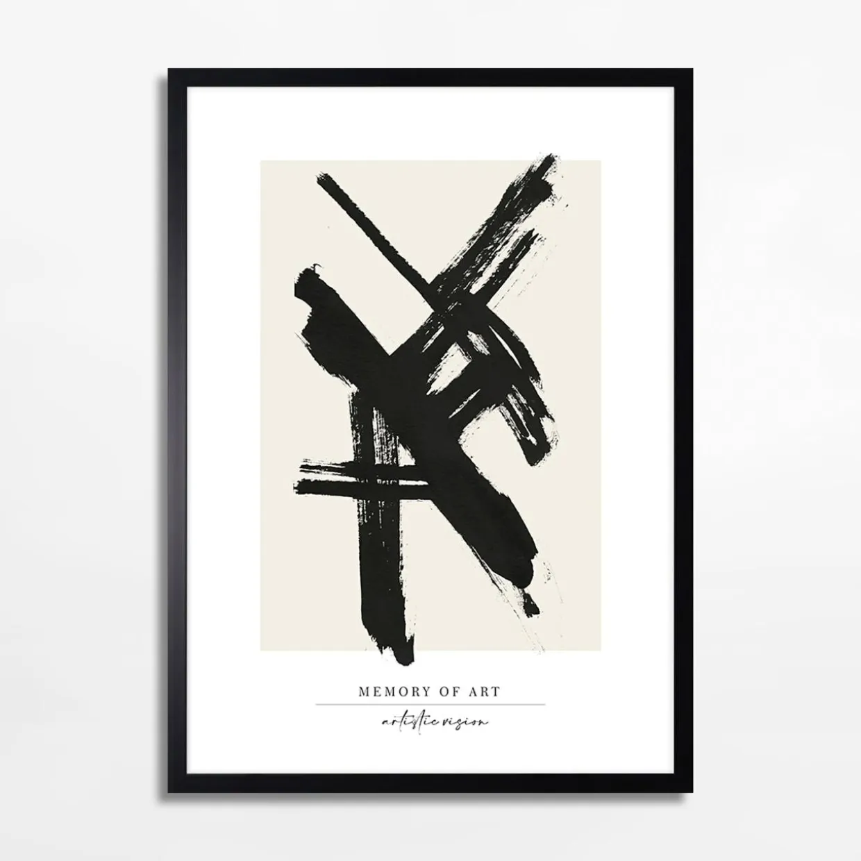 Obraz BLACK ABSTRACT II 50x70 cm