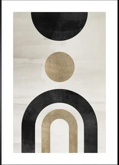 Obraz BLACK ZEN I 50x70 cm