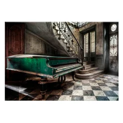 Obraz CANVAS GREEN PIANO 85x113 cm