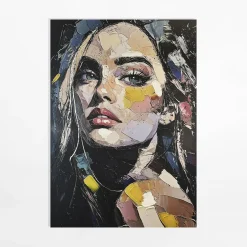 Obraz CANVAS PAINTING LAUREL 70x100 cm