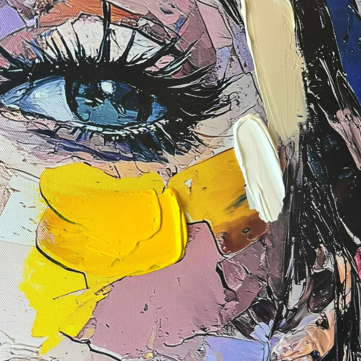 Obraz CANVAS PAINTING LAUREL 70x100 cm