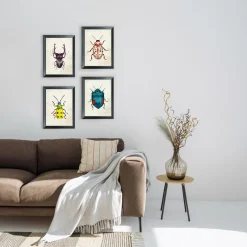 Obraz czerwony owad BEETLE 21x30 cm