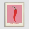 Obraz do kuchni CHILI PEPPER 40x50 cm