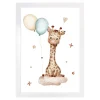 Obraz do pokoju dziecięcego LITTLE GIRAFFE 20x30 cm