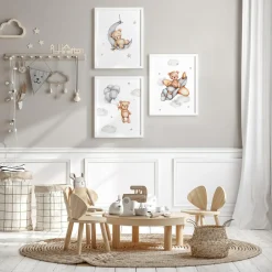 Obraz do pokoju dziecięcego miś TEDDY BEAR I 43x53 cm