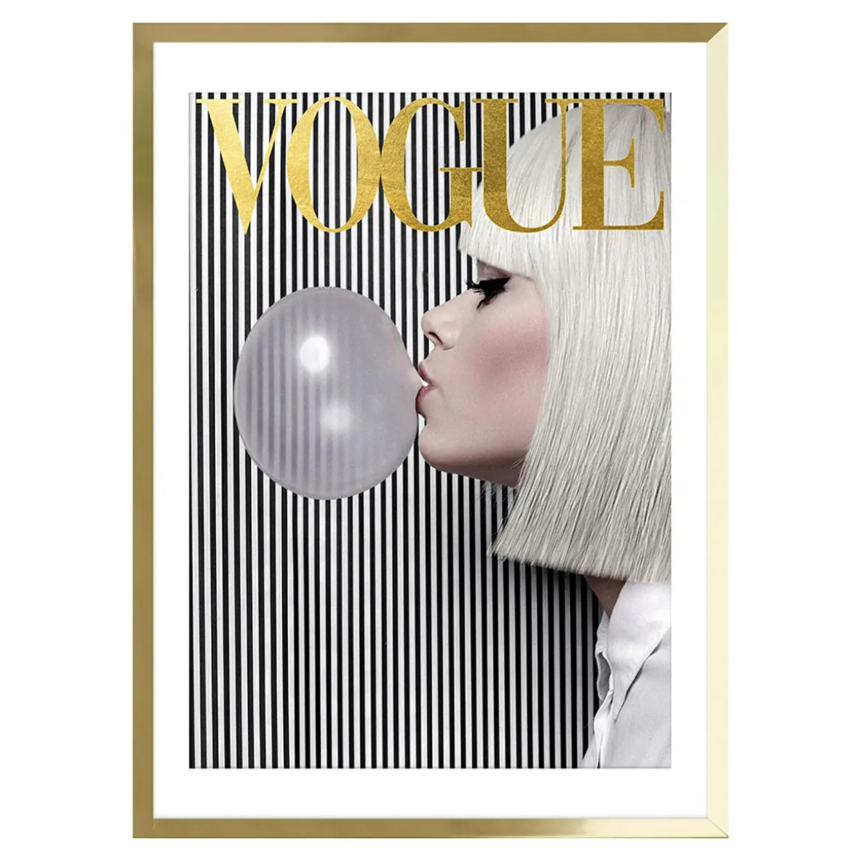 Obraz do salonu GOLDEN VOGUE 50x70 cm