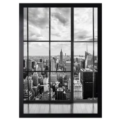 Obraz do salonu WINDOW VIEW 20x30 cm
