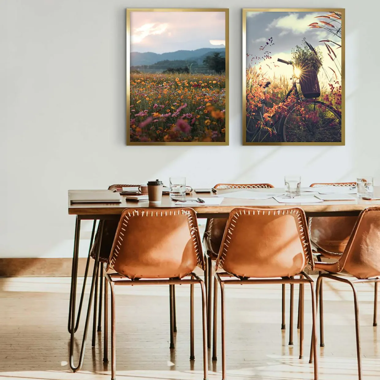 Obraz ŁĄKA PEŁNA KWIATÓW FLORES 50x70 cm
