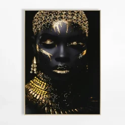 Obraz na płótnie glamour AFRYKA KOBIETA I 62x92 cm