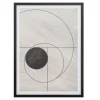 Obraz w czarnej ramie ABSTRACT III 50x70 cm