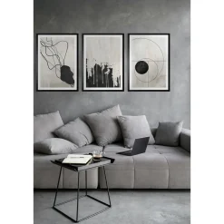 Obraz w czarnej ramie ABSTRACT II 50x70 cm