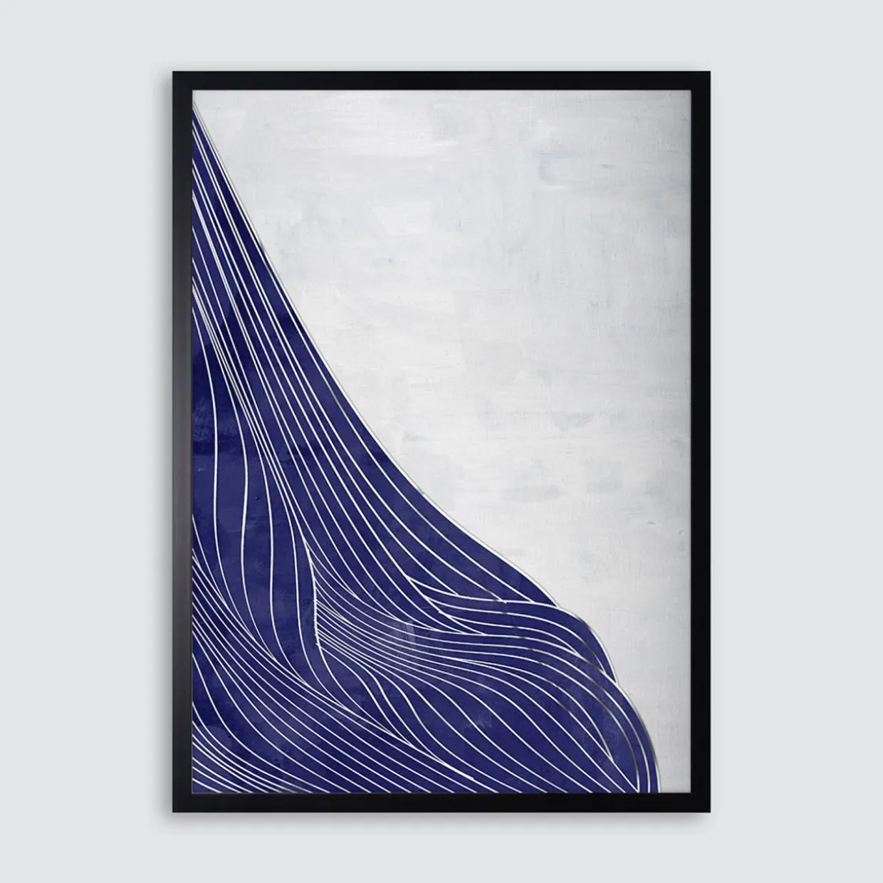 Obraz w czarnej ramie NAVY SHAPE I 50x70 cm