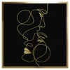 Obraz w złotej ramie GOLD FACE II 50x50 cm