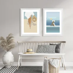 Obraz WOMAN AND OCEAN I 50x70 cm