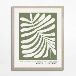 Obraz z roślinnym motywem SHAPE OF NATURE I 40x50 cm