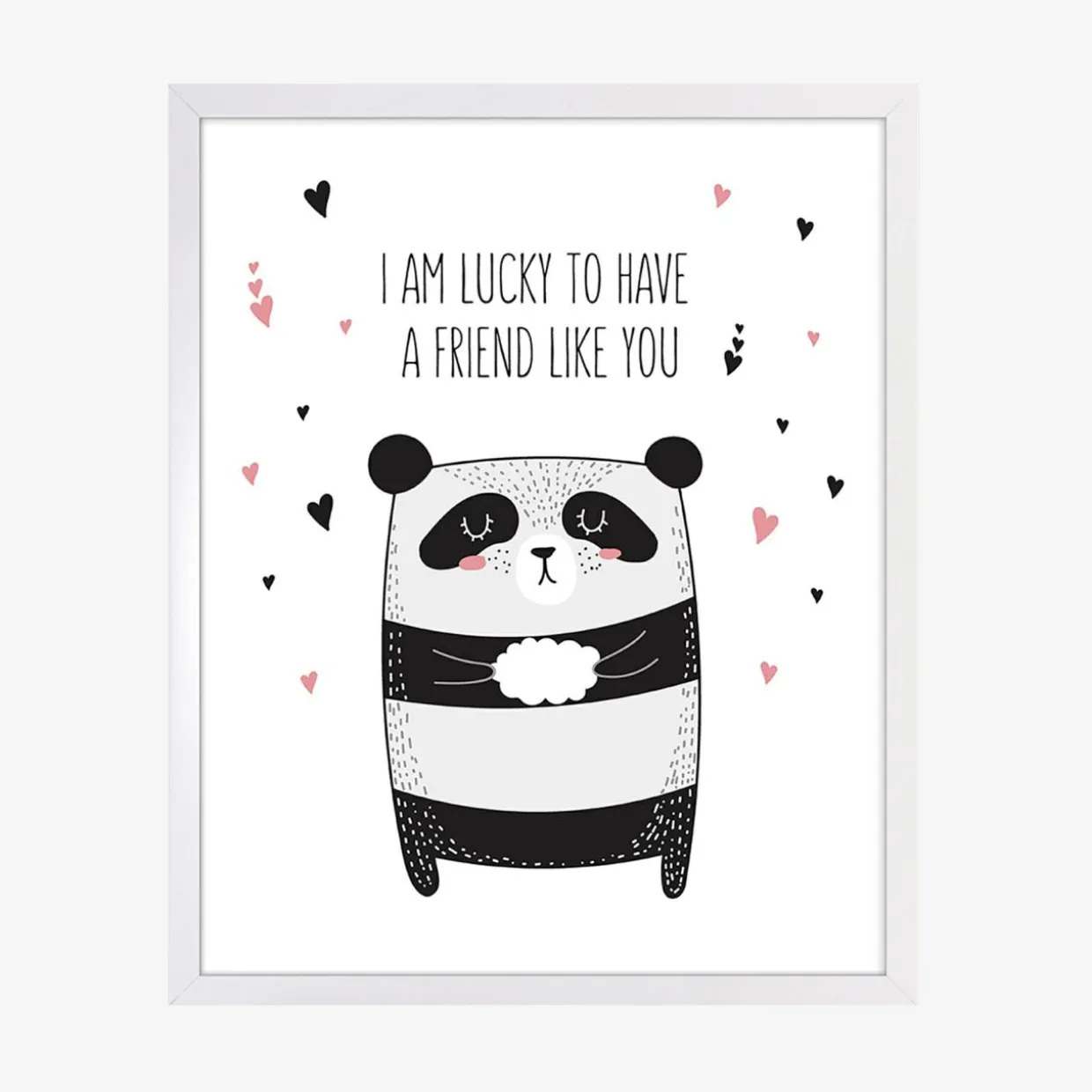 Obraz ze śpiącym misiem PANDA 40x50 cm
