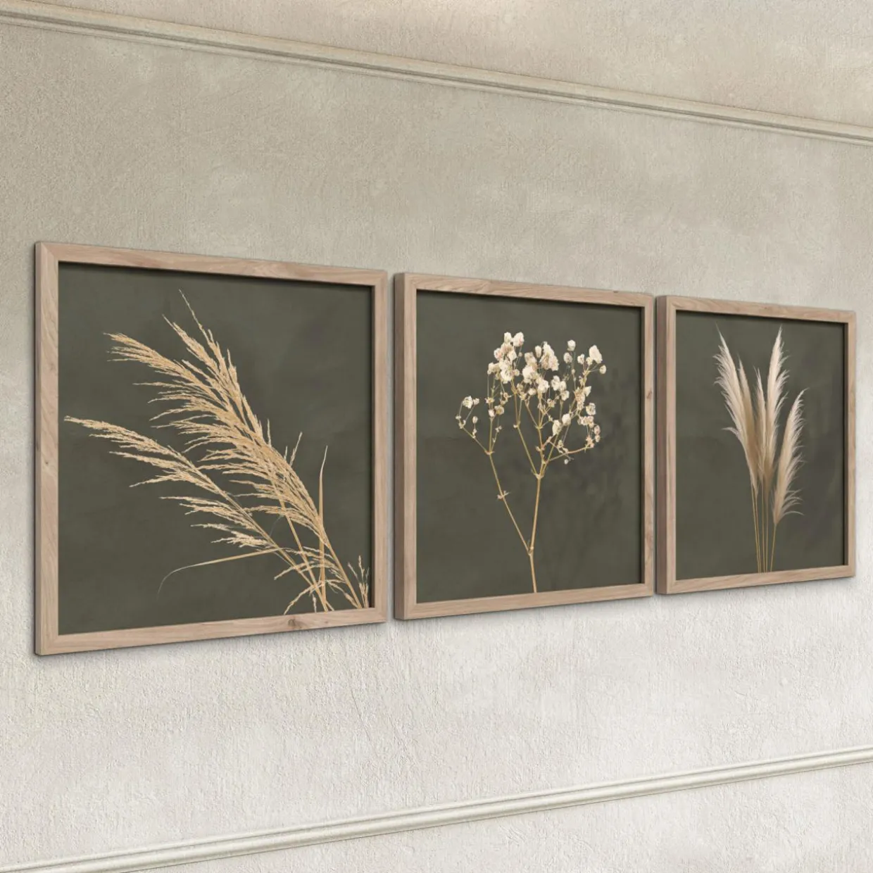 Obrazy na ścianę WALL PAMPAS 30x30 cm