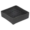 Organizer siedmiokomorowy szary 32x32x10 cm